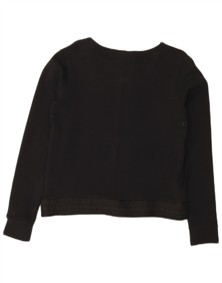 Damska bluza Nike Crop Jumper UK 10, mała, czarna bawełna