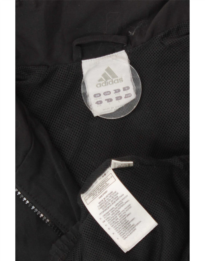 Męska kurtka dresowa Adidas UK 38/40 Średni czarny poliester