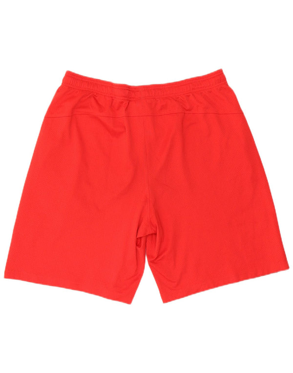 Męskie spodenki sportowe Under Armour Heat Gear o luźnym kroju XL, czerwone, poliestrowe