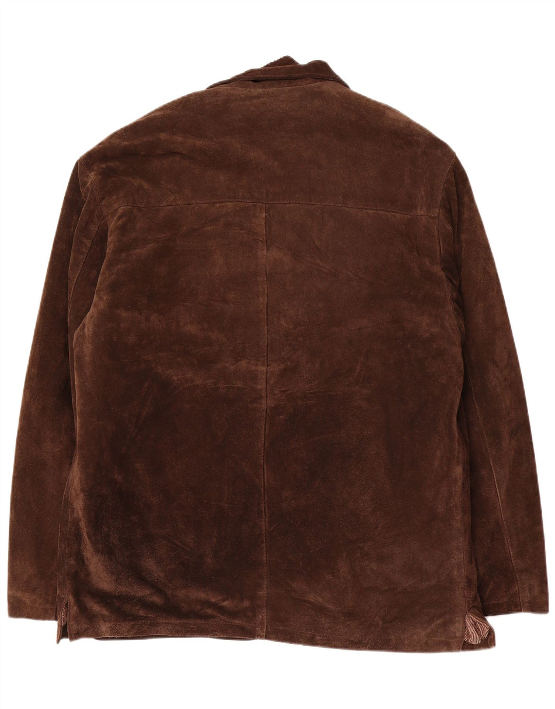 Zamszowa kurtka męska J. C. Twidd IT 52 XL, brązowa skóra