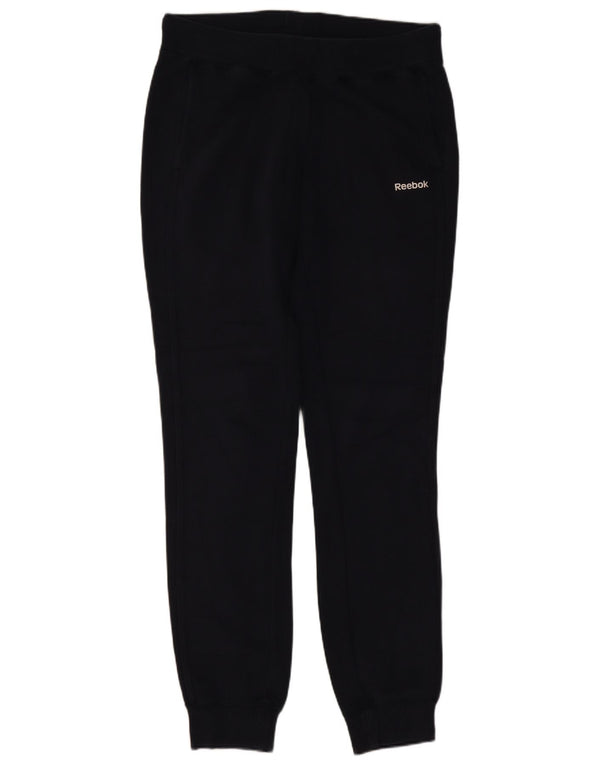 Damskie spodnie dresowe Reebok Joggers UK 4/6 XS Granatowa bawełna