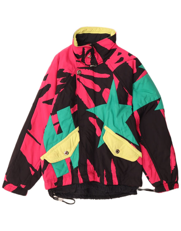 Belfe Mens Abstract Pattern Ski Jacket UK 38 Medium Multicoloured Nylon