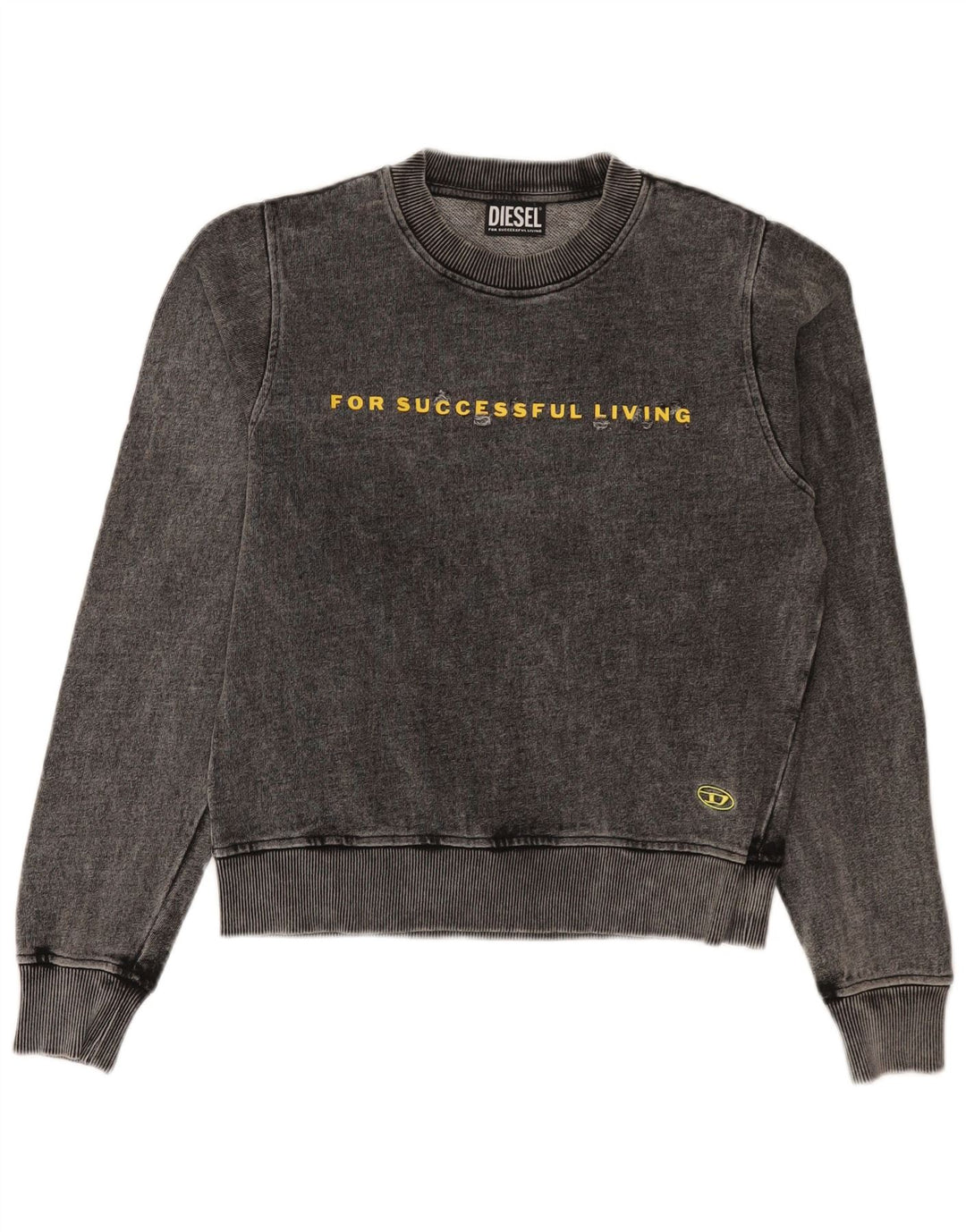 Męska bluza z grafiką Diesel 2XS szara