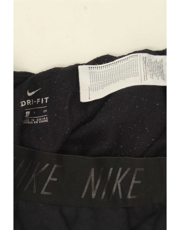 Damskie spodnie dresowe Nike Dri Fit Graphic UK 10, małe, czarne, poliestrowe