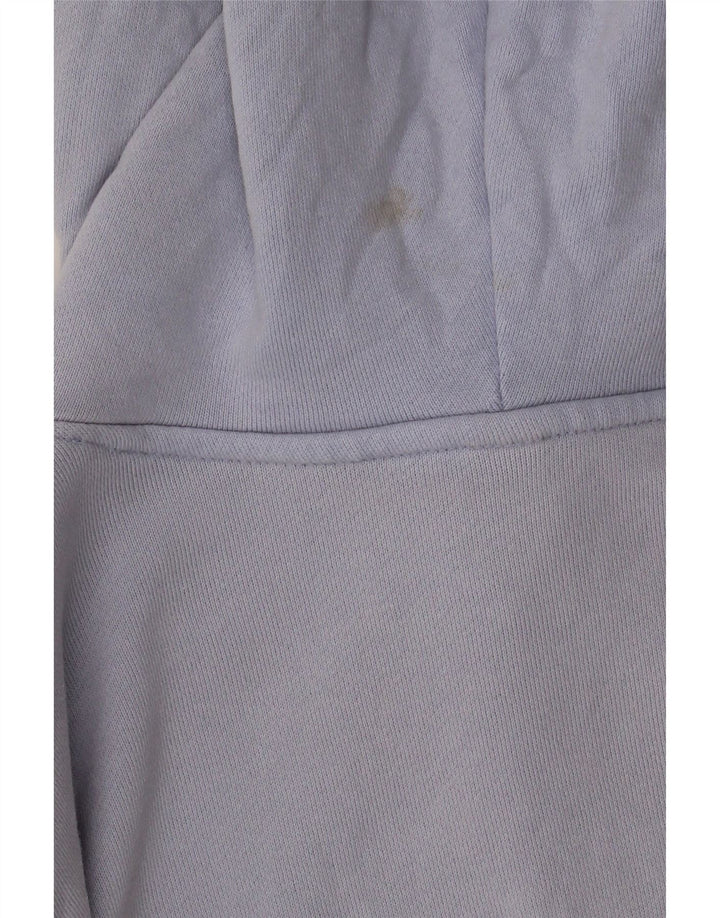 Damski sweter oversize z kapturem ADIDAS UK 12/14, średni niebieski, blok kolorów