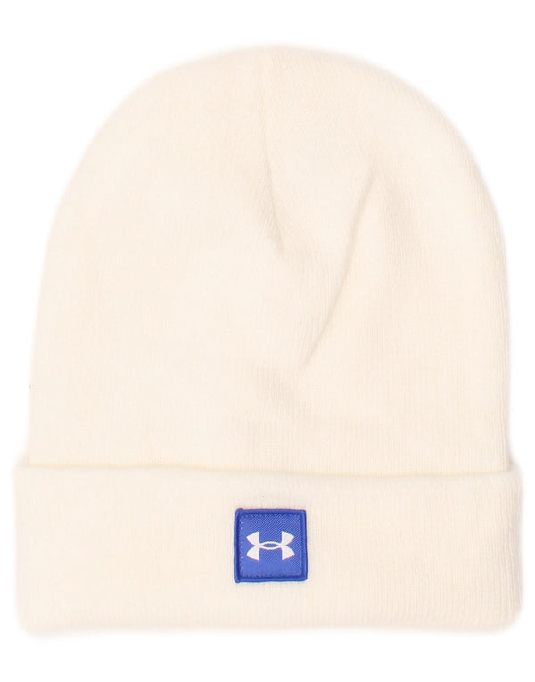 Czapka Beanie męska Under Armour One Size biała akrylowa