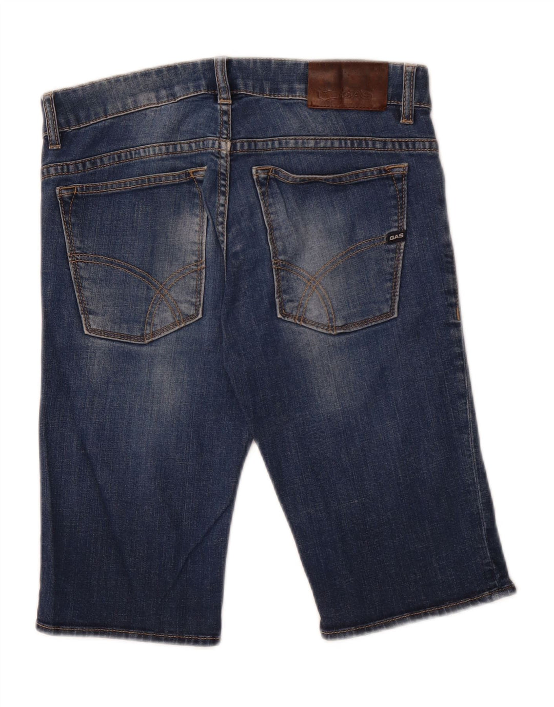 GAS Womens Denim Shorts W30 Medium  Blue Cotton Vintage Gas and Second-Hand Gas from Messina Hembry 