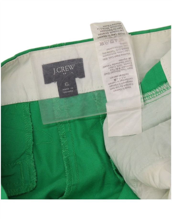 Damskie spodenki Chino J. CREW US 6 Medium W32, zielona bawełna