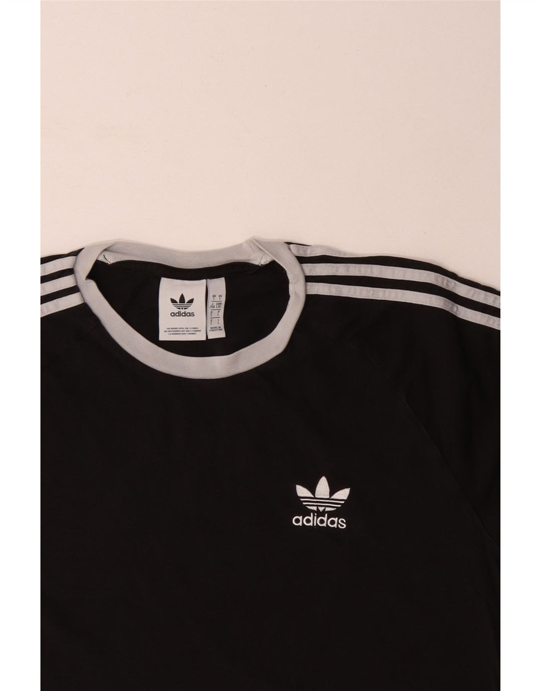 T-shirt męski ADIDAS, duży, czarny, bawełniany