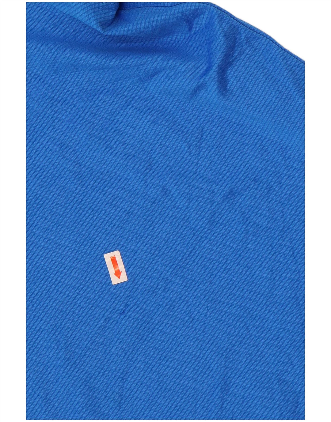 T-shirt męski New Balance Top, średni niebieski, poliester w prążki