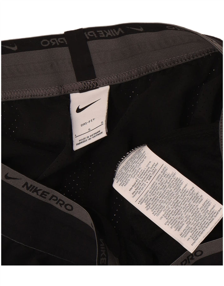 Męskie spodenki sportowe Nike Dri Fit, duże, czarne, poliestrowe