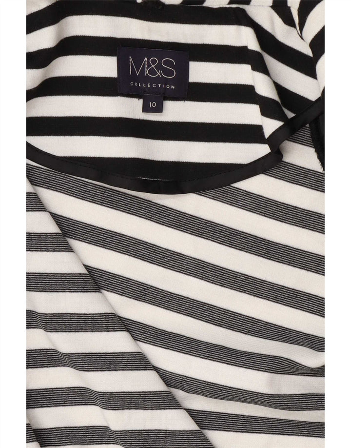 Marks & Spencer Damska marynarka marynarska UK 10 w małe granatowe paski