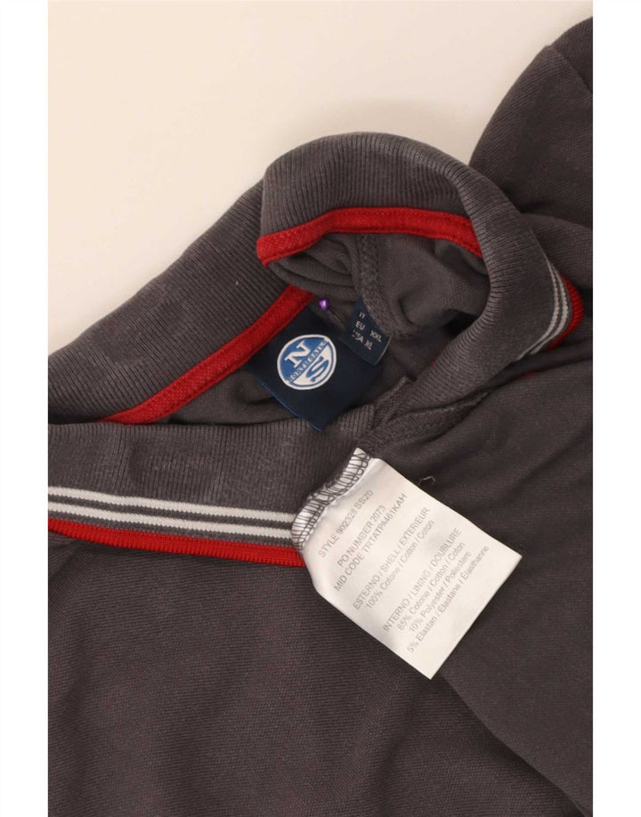 Męska koszulka polo North Sails XL, szara, bawełniana