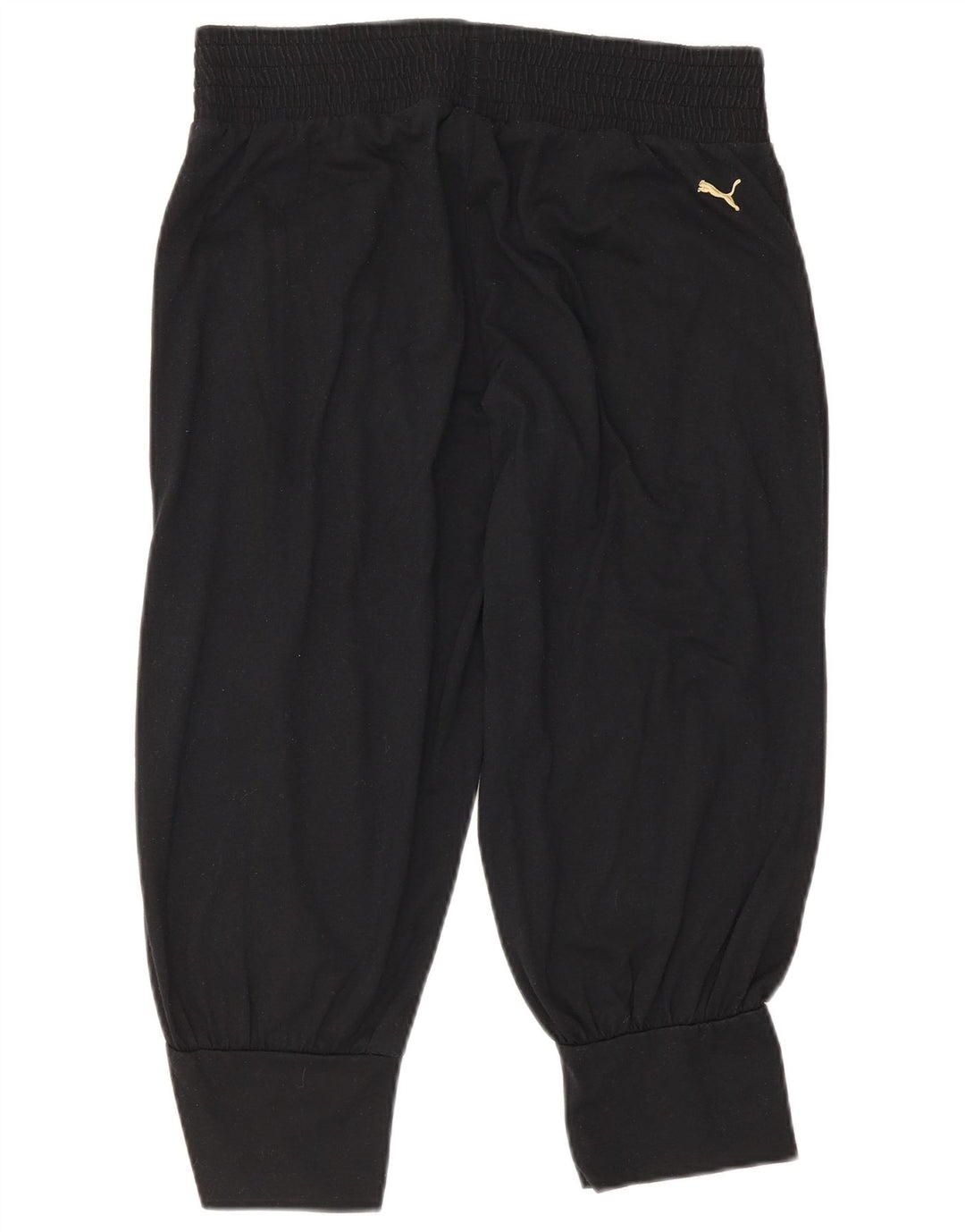 Damskie spodnie dresowe Puma Capri Joggers UK 12 Średni czarny poliester