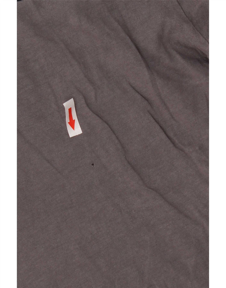 Męski T-shirt Nike Regular Top, mały, szary, bawełniany