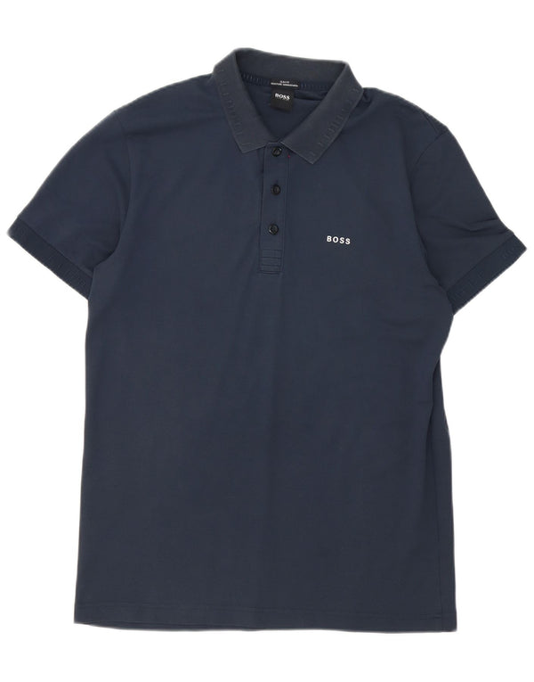 Męska koszulka polo Slim Fit Hugo Boss, średni granat