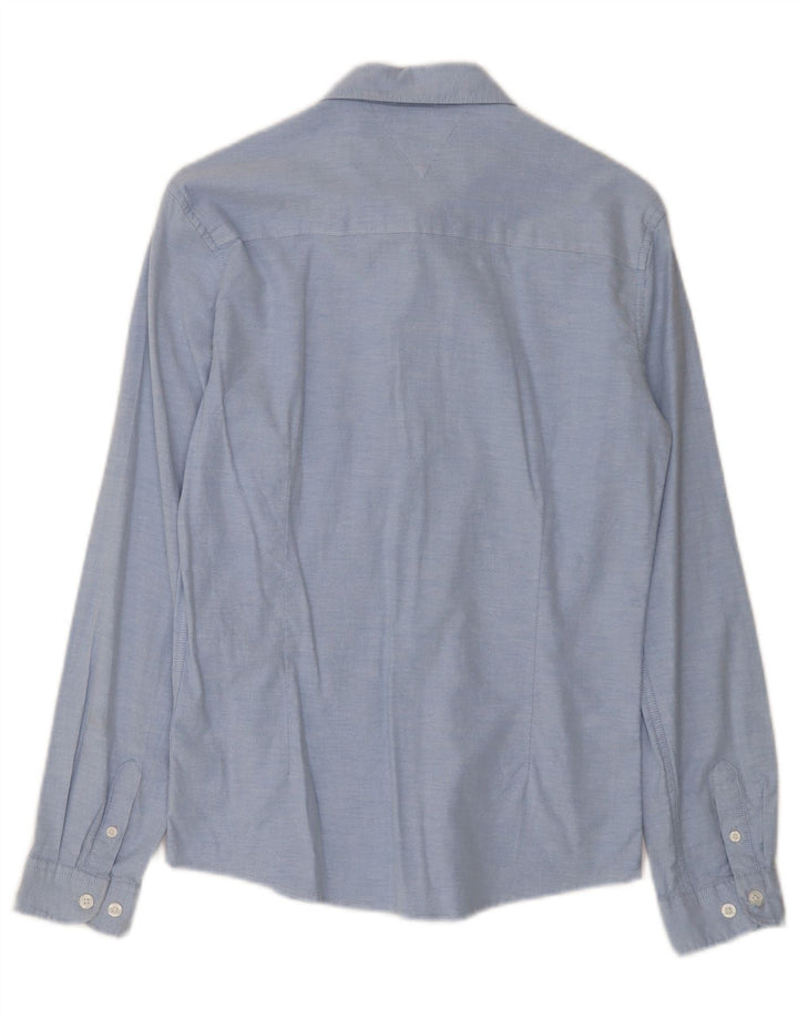 Koszula chłopięca TOMMY HILFIGER 13-14 lat, niebieska, bawełniana