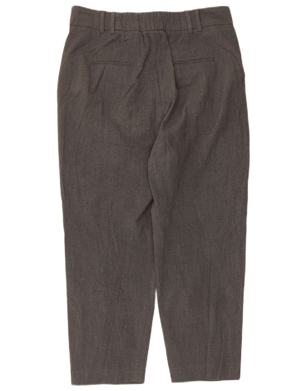 Damskie, zwężane spodnie Zara z wysokim stanem EU 40 Medium W30 L25 szare