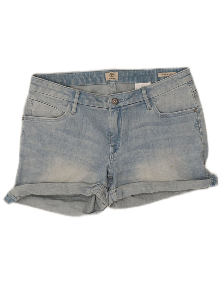 Damskie spodenki jeansowe Timberland W29 Średnioniebieskie bawełniane