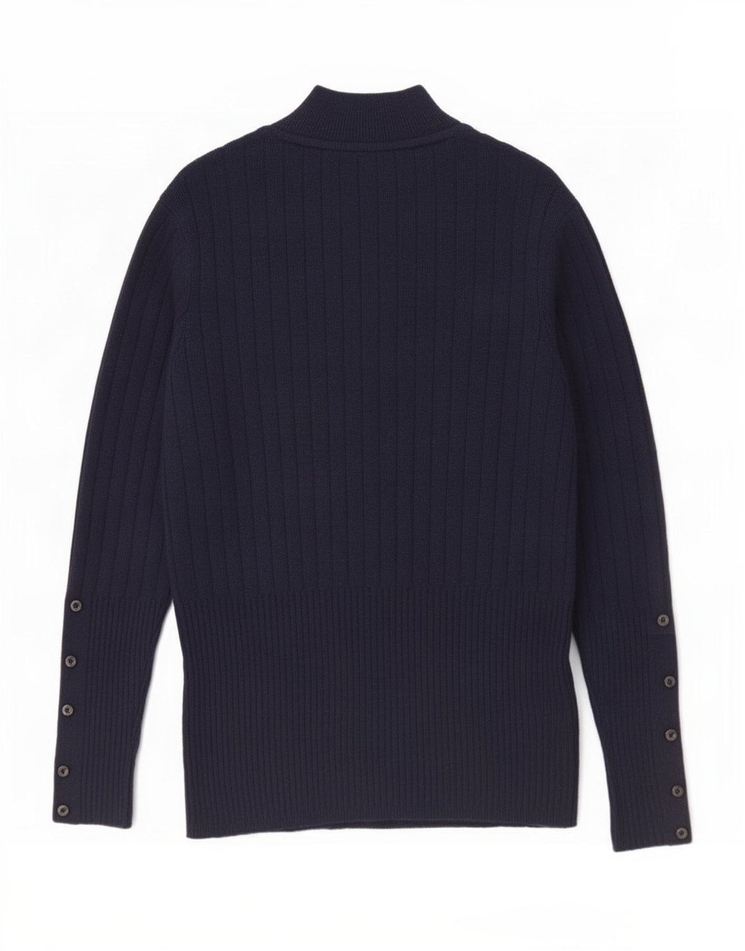 Marks & Spencer Damski sweter z golfem UK 12, średni granatowy