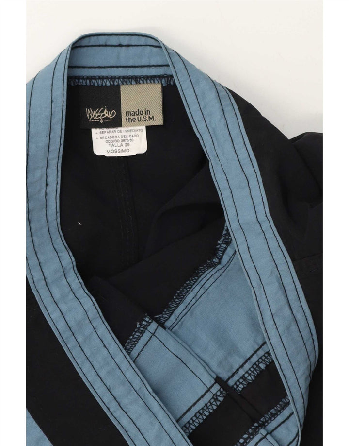 Męskie spodenki kąpielowe Mossimo, mały czarny nylon z blokami kolorów