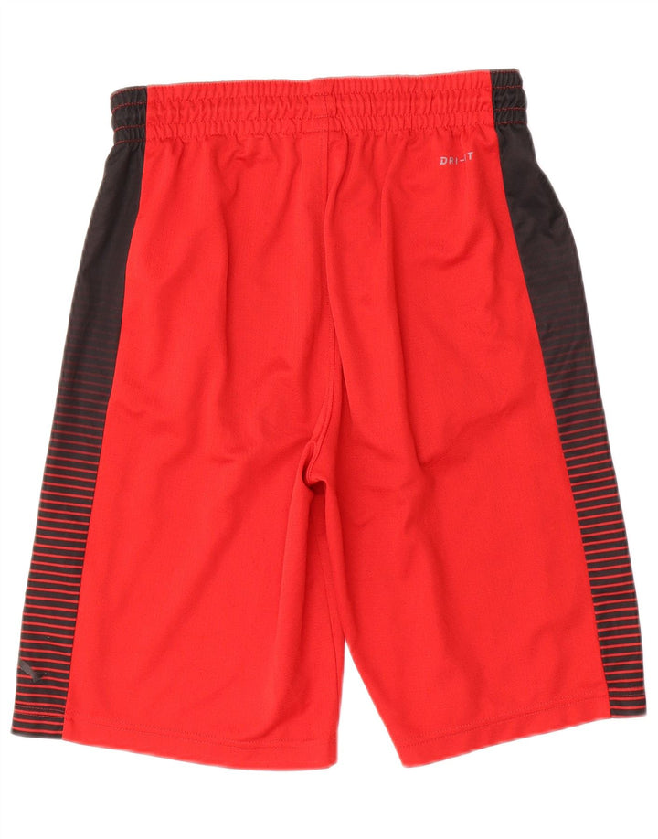 Męskie spodenki sportowe Jordan Dri Fit Graphic, małe, czerwone, z poliestru w blokach kolorów