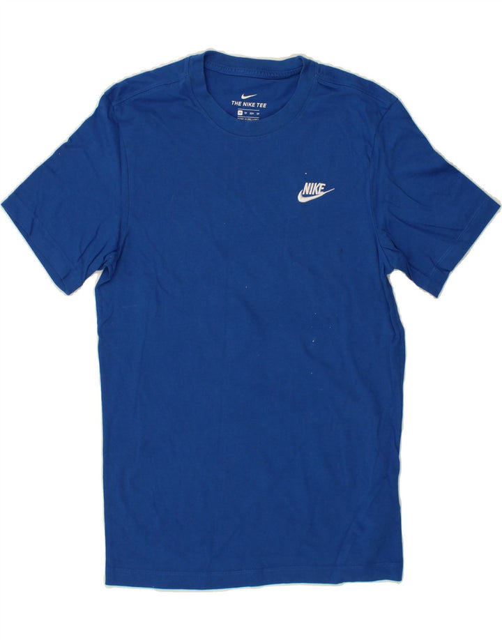 NIKE Mens T-Shirt Top XS Blue Cotton Vintage Nike and Second-Hand Nike from Messina Hembry 