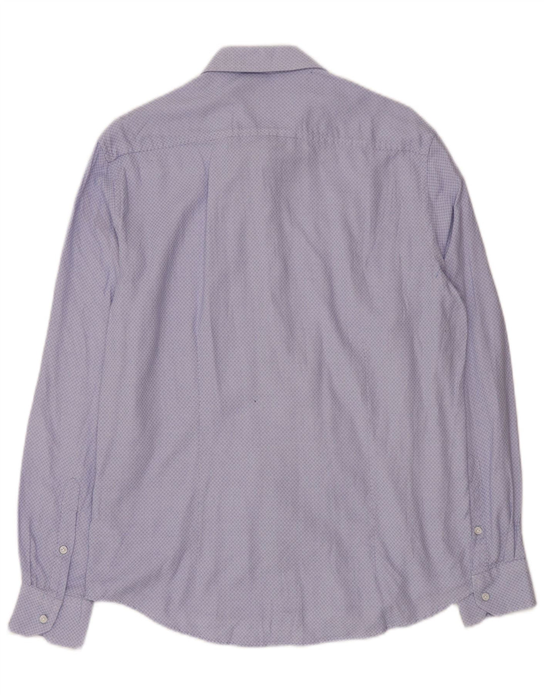 Męska koszula o dopasowanym kroju Dack's, duża, niebieska tkanina argyle/diamentowa bawełna