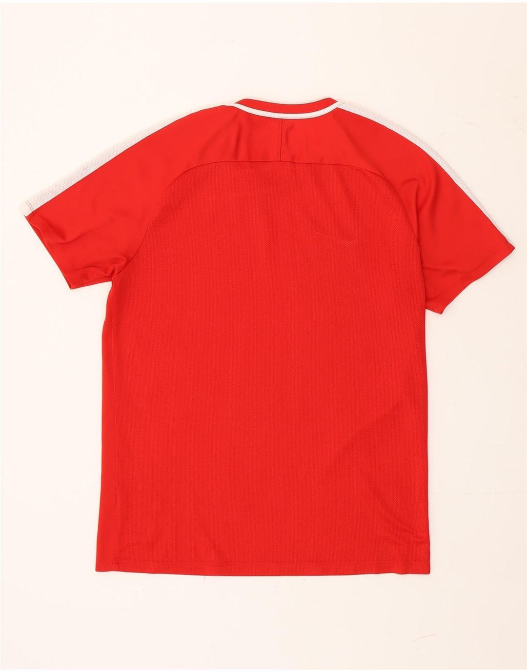 Męski T-shirt Nike Dri Fit Top, duży, czerwony, z blokami kolorów