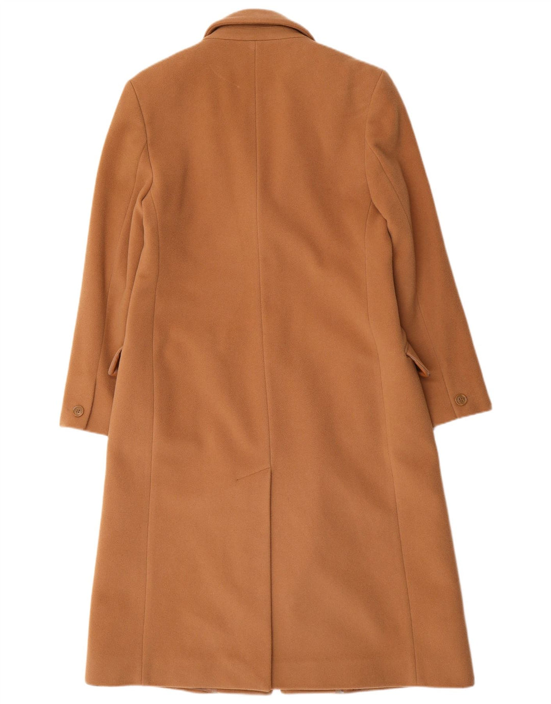 LAURA ASHLEY Płaszcz damski UK 14, duży, brązowy, z dziewiczej wełny