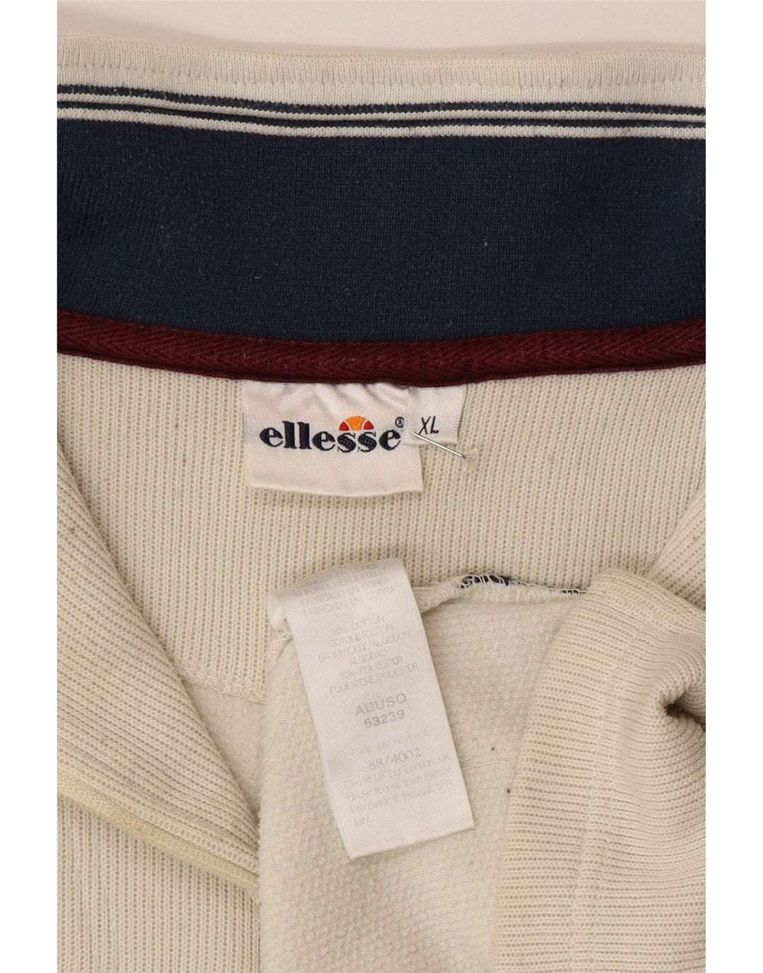 Męska bluza z zamkiem błyskawicznym ELLESSE XL, szara, bawełniana