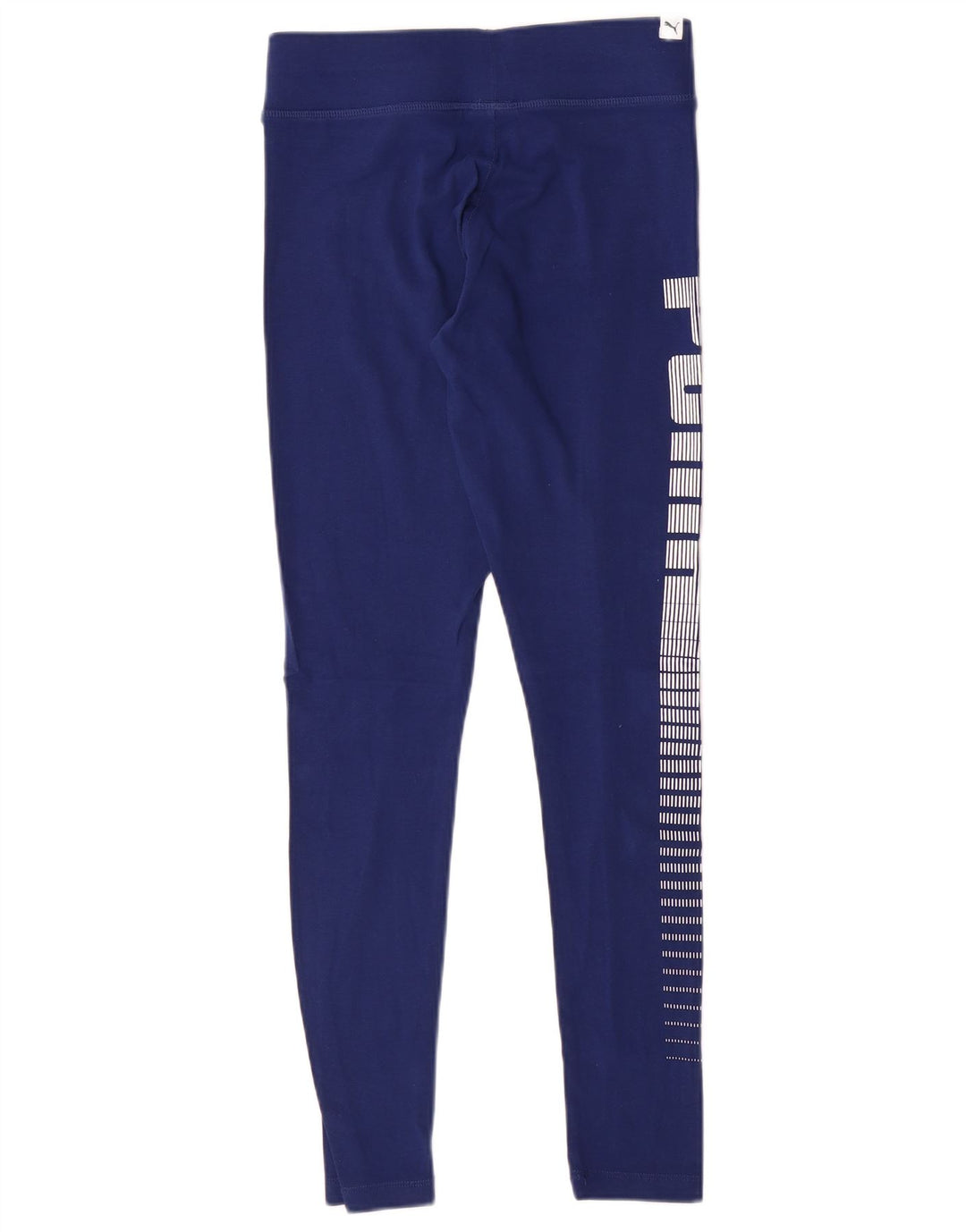 Damskie legginsy z grafiką PUMA UK 10 Small, niebieskie, bawełniane