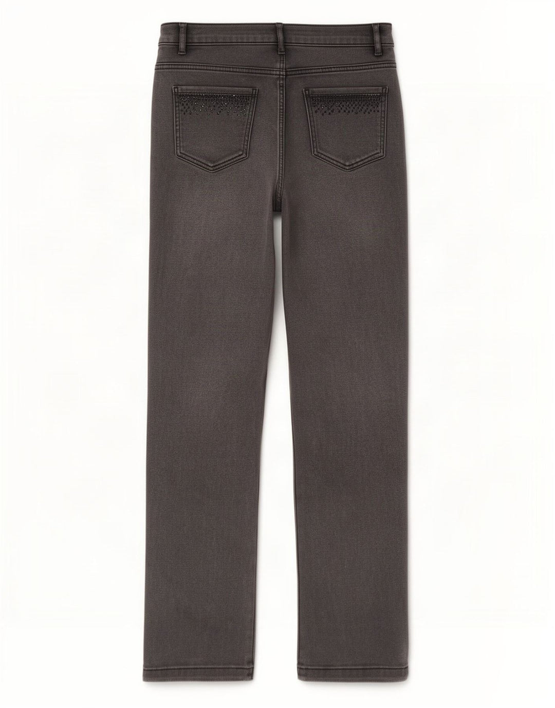 Marks & Spencer Damskie proste dżinsy UK 12 Medium W30 L29 Szara bawełna