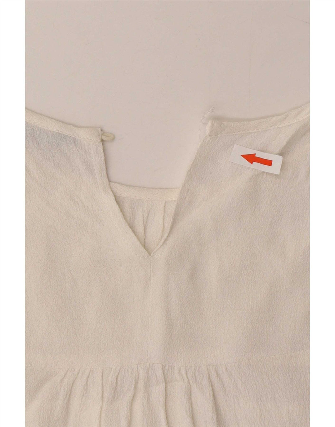 Bluzka damska Zara Top UK 16 Large Biała Wiskoza