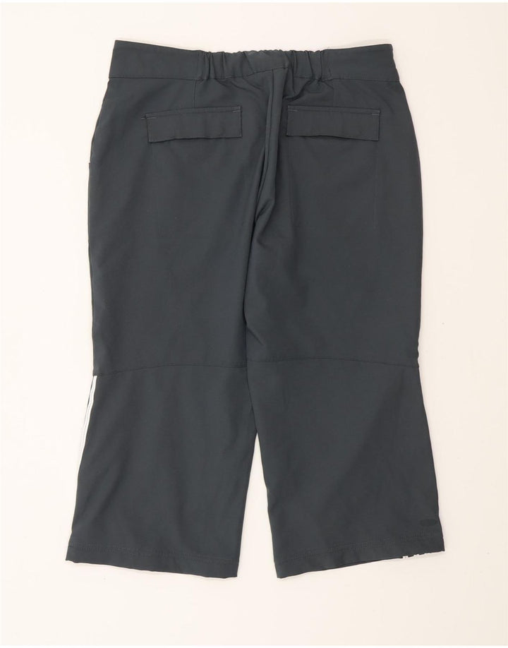 Spodnie damskie ADIDAS Straight Capri UK 10 Small W30 L19 Szary poliester