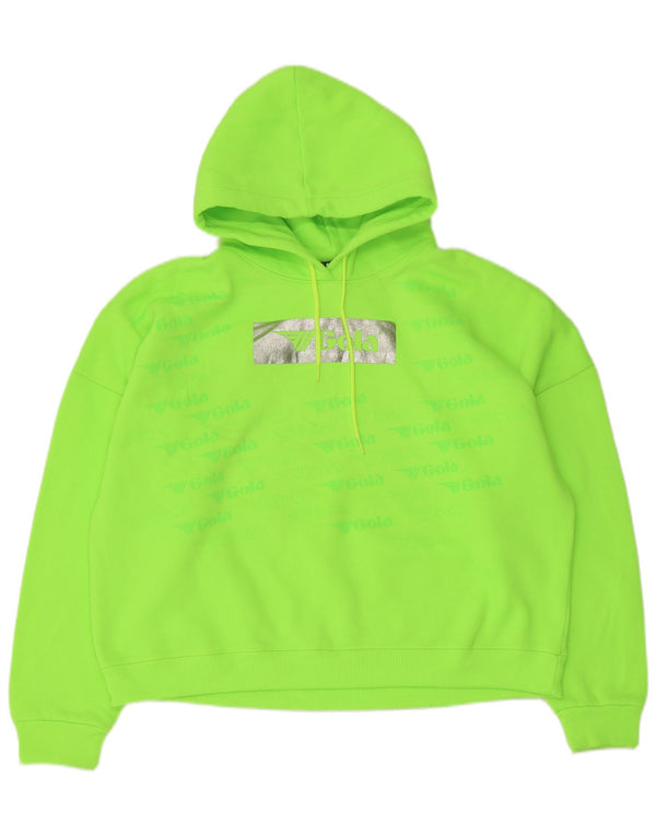 Gola Damska bluza z kapturem, oversize, z grafiką, UK 18 XL, zielona nakrapiana