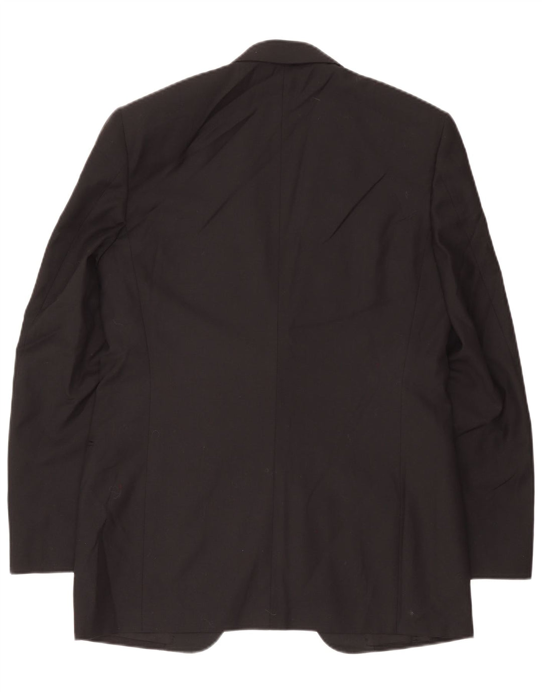 Męska marynarka Canali zapinana na 1 guzik IT 48 Średnia czarna dziewicza wełna