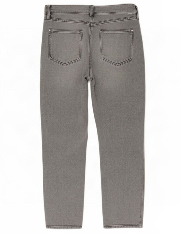 Marks & Spencer Damskie Krótkie Jeansy Boyfriend UK 14 Medum W32 L26 Szare
