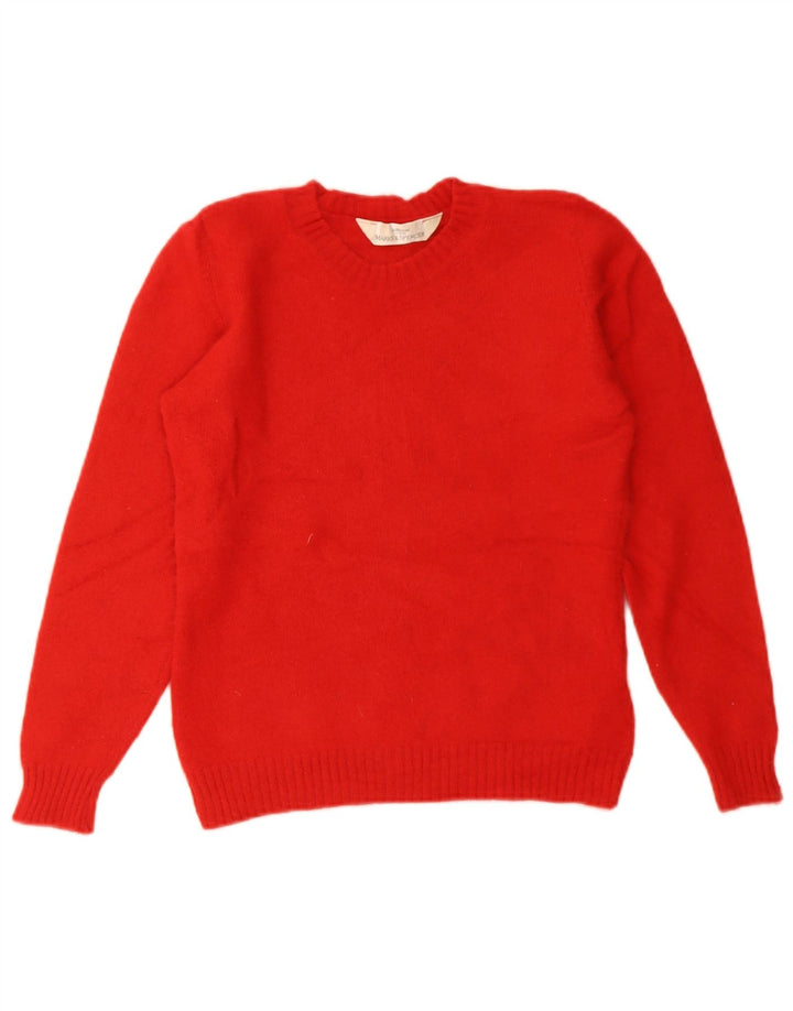 Marks & Spencer Damski sweter z okrągłym dekoltem, UK 8, mały, czerwony