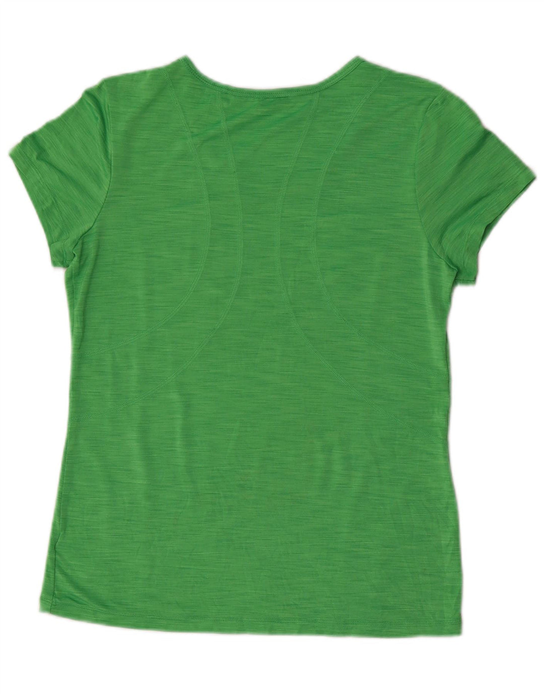 T-shirt damski Reebok Top UK 12, średni zielony, nakrapiany poliester