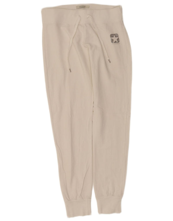 Damskie spodnie dresowe Converse Joggers UK 10 Small White Cotton