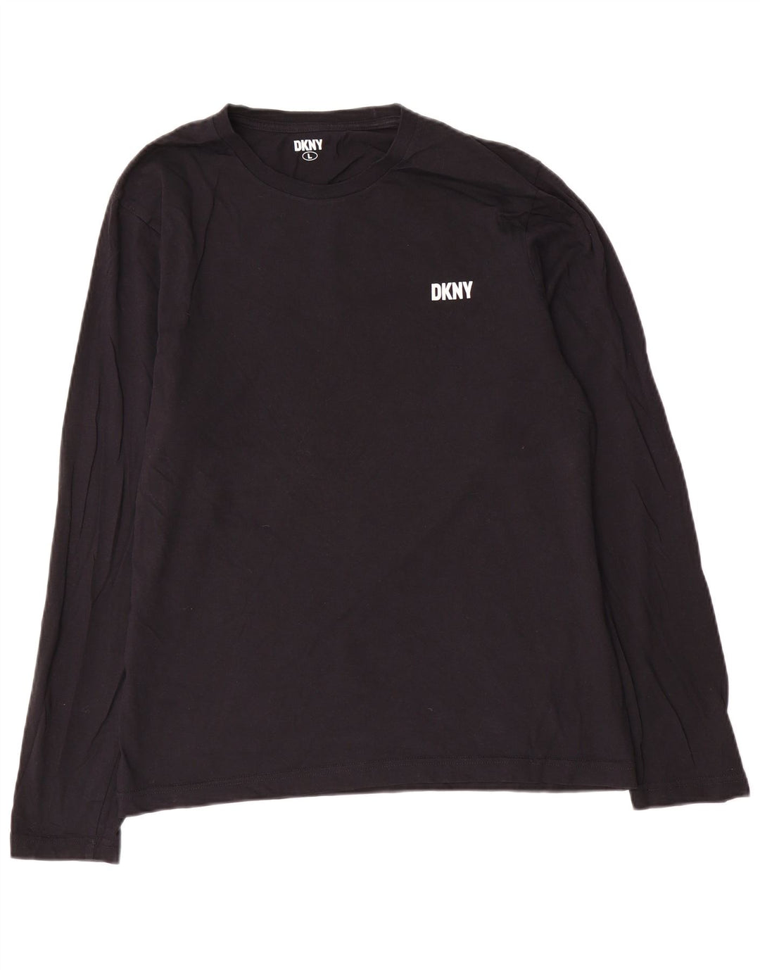 Męski top Dkny z długim rękawem, duży, czarny, bawełniany