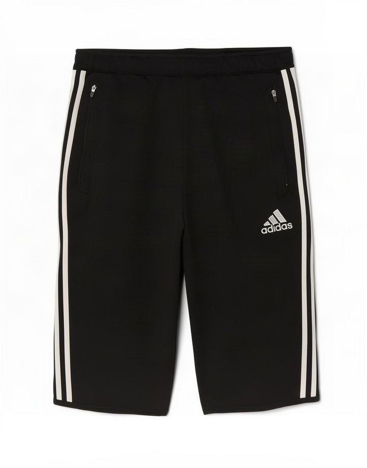 Męskie spodenki sportowe Adidas Climacool Bermuda, średnio czarne, z blokami kolorów