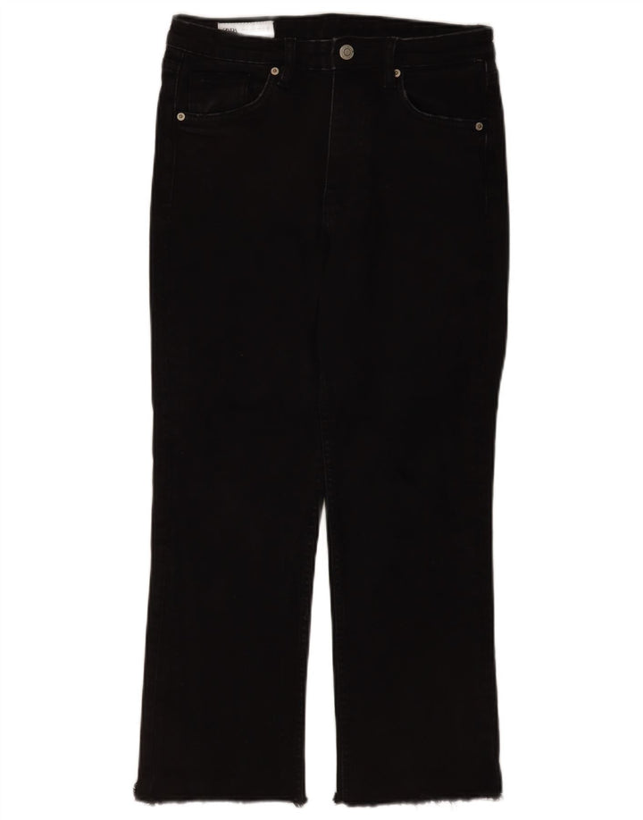 Dżinsy damskie Zara Cropped EU 38 Small W28 L25 Czarne