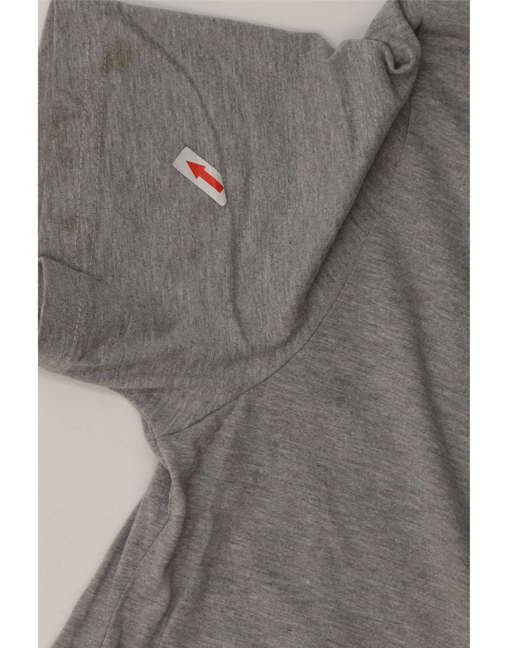 Męski T-shirt Nike o kroju sportowym, średnioszary, bawełniany