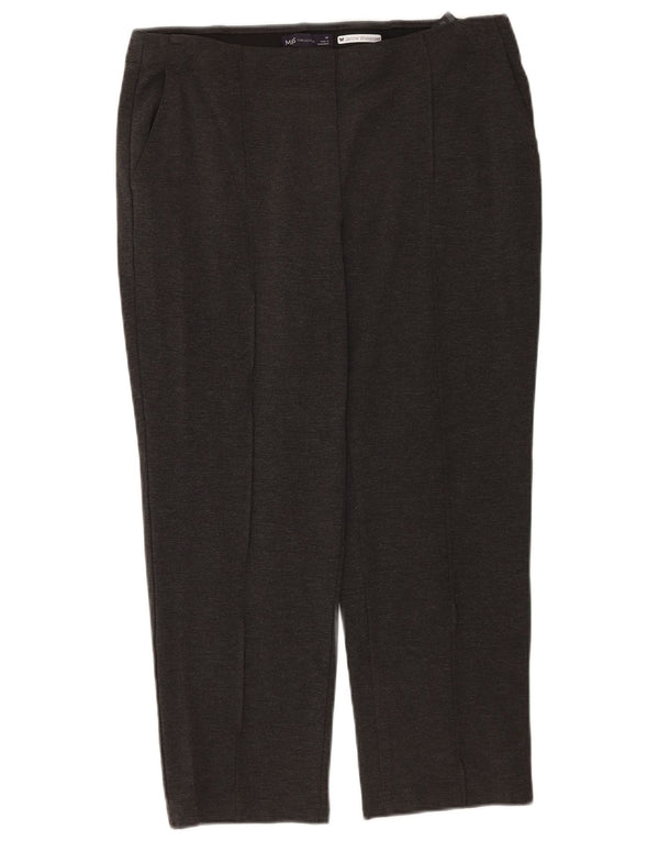 Marks & Spencer Damskie zwężane spodnie Chino UK 14 Large W34 L24 Szare