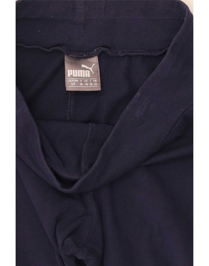 Damskie legginsy Puma Graphic UK 10, małe, granatowe