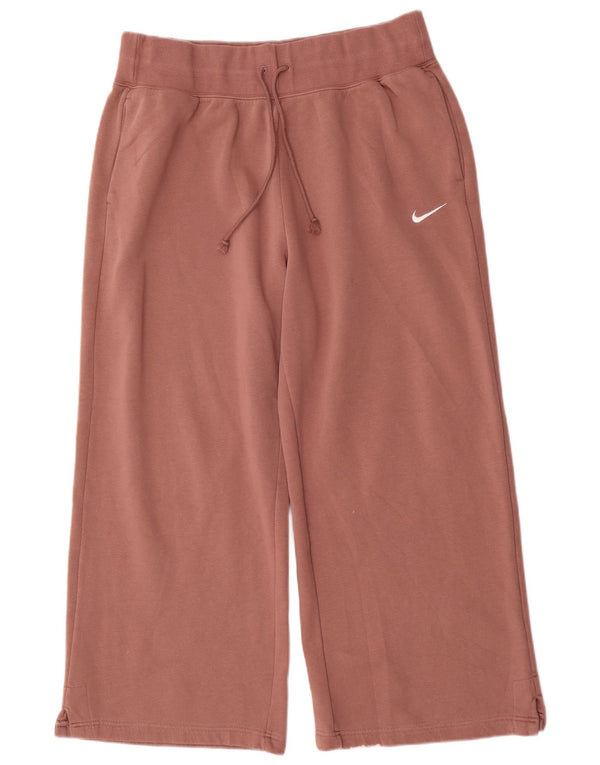 Damskie spodnie dresowe z szerokimi nogawkami NIKE UK 18 XL, różowe, bawełniane