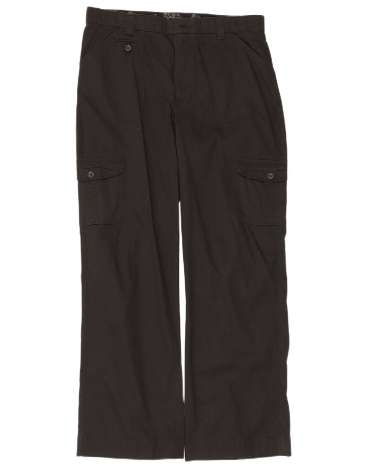 Damskie spodnie Lee Straight Cargo W30 L30 czarne
