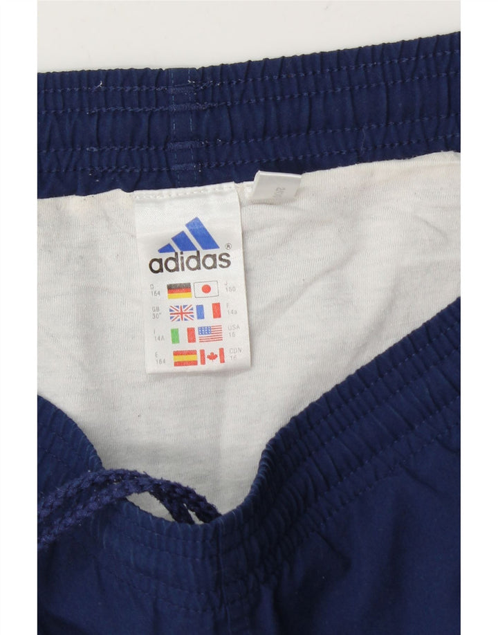 Męskie spodenki sportowe Adidas, średni granatowy poliester
